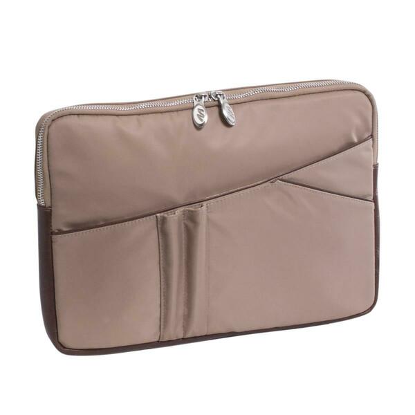 Mckleinusa 14 in. Crescent Nylon Laptop Sleeve, Khaki 18334